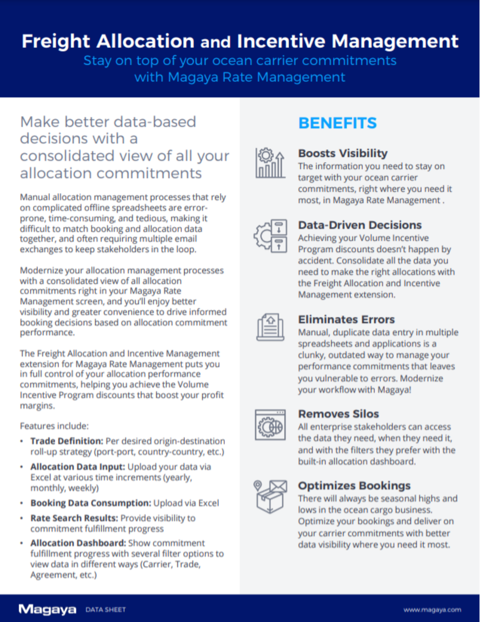 Freight Allocation and Incentive Management
