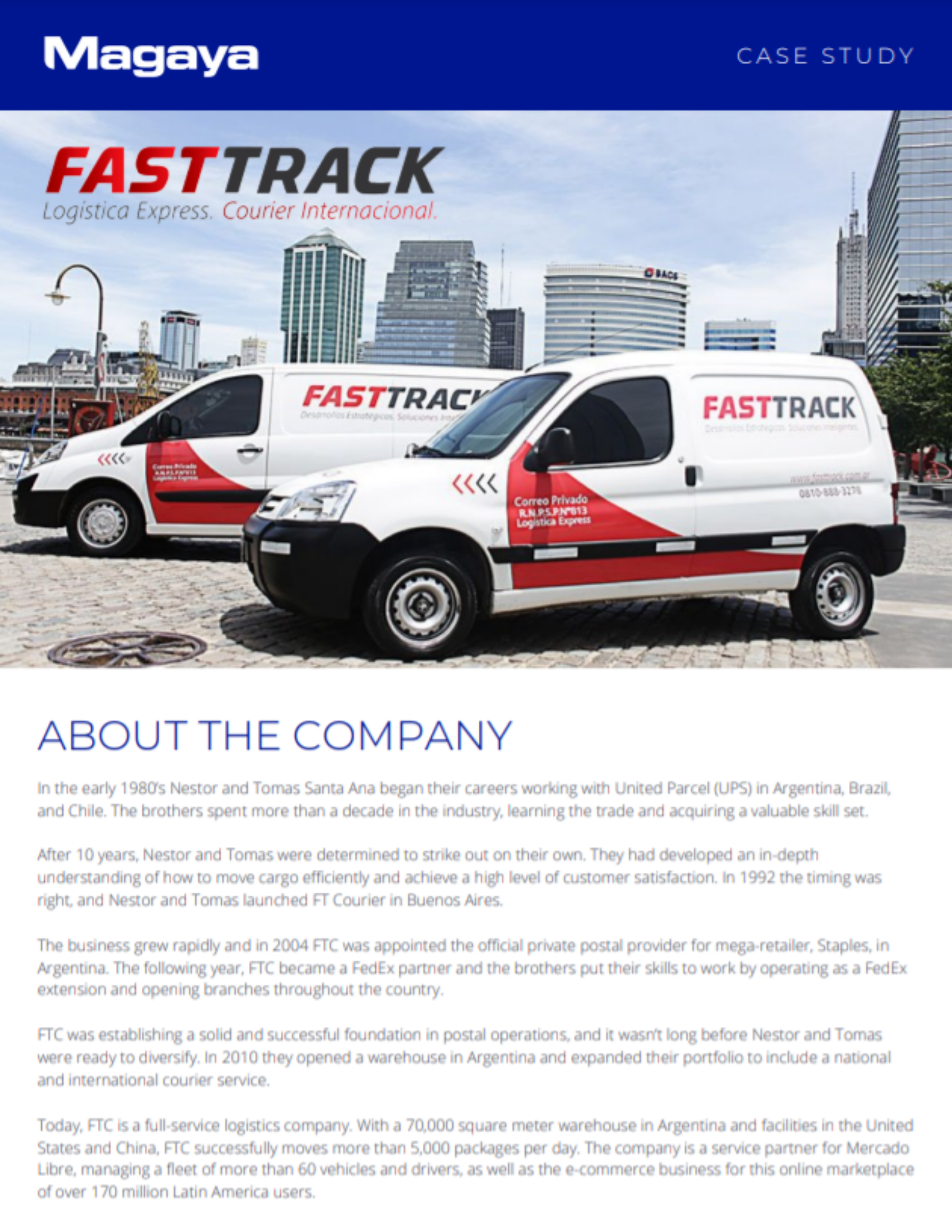 Software para servicios de mensajería 7 FastTrack Courier