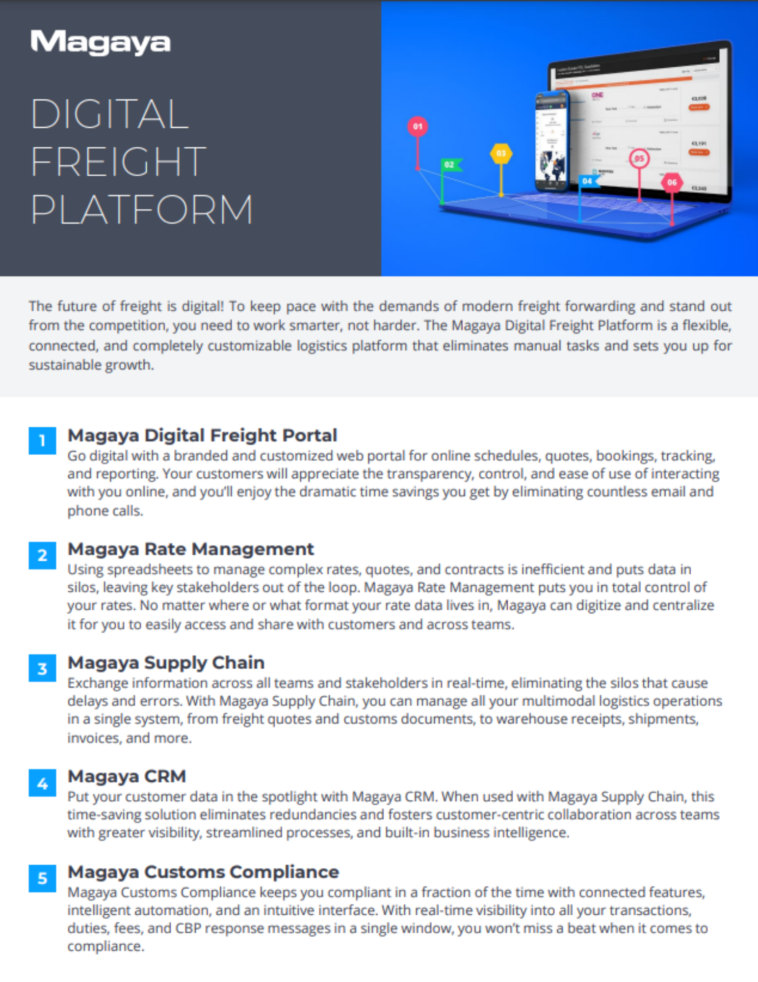 Digital Freight Platform 1 Digital Freight Platform Solution Sheet Cover